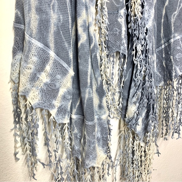 XCVI Knitted Fringe Tie Dye Cardigan - Picture 7 of 10